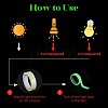 10M Luminous PET Adhesive Tape for Stage AJEW-SP0002-35A-01-4