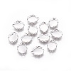 Tarnish Resistant 316 Surgical Stainless Steel Lace Edge Bezel Cups STAS-I118-10P-1