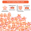 100Pcs 2 Styles  Transparent Acrylic Beads OACR-SC0002-41A-2