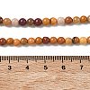 Round Natural Mookaite Gemstone Bead Strands G-J333-06-4mm-7