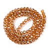 Electroplate Glass Beads Strands EGLA-A044-T4mm-B04-3