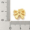 Rack Plating Brass Micro Pave Clear Cubic Zirconia Pendants KK-B093-01E-G-3