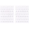 Women's PET Plastic Self Adhesive Face Glitter Stickers for Makeup DIY-OC0009-95B-1