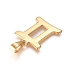304 Stainless Steel Pendants STAS-L210-06K-G-01-2