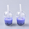 Openable Acrylic Bottle Big Pendants X-CRES-T018-001D-1