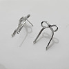 Brass Stud Earring Finding LS-KK-U061-14B-P-3