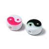200Pcs Printed Opaque Acrylic Beads OACR-FS0001-54-5