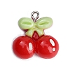 Resin with Alloy Pendants RE-CBA08CD-09B-1