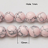 Synthetic Turquoise Beads Strands X-TURQ-H038-10mm-XXS04-2