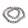 Transparent Electroplate Glass Beads Strands GLAA-C025-01A-3