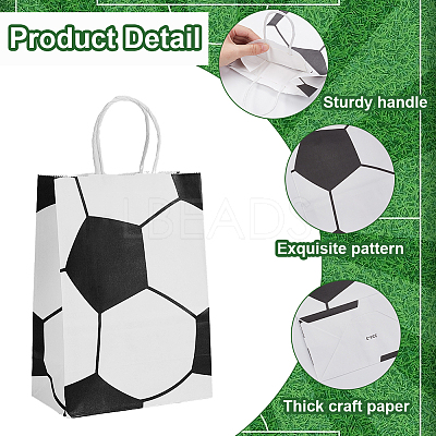Rectangle Paper Gift Bags with Handle ABAG-WH20001-10A-1