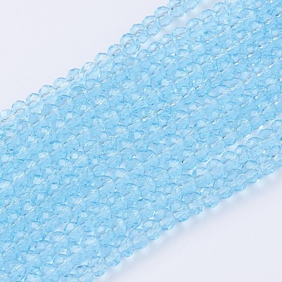 Glass Beads Strands GLAA-G045-B07-1