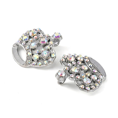 Rhinestone Pendants RSB453-7-1