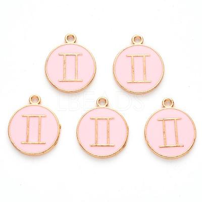 Alloy Enamel Pendants X-ENAM-S124-01A-09I-1