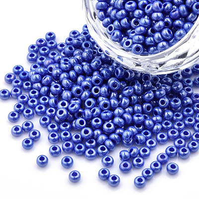 8/0 Czech Opaque Glass Seed Beads SEED-N004-003A-25-1