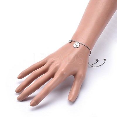 Tarnish Resistant 304 Stainless Steel Slider Bracelets BJEW-JB04044-09-1