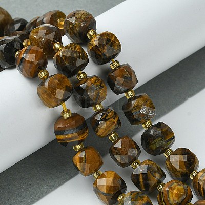 Natural Tiger Eye Beads Strands G-Q010-A09-01-1