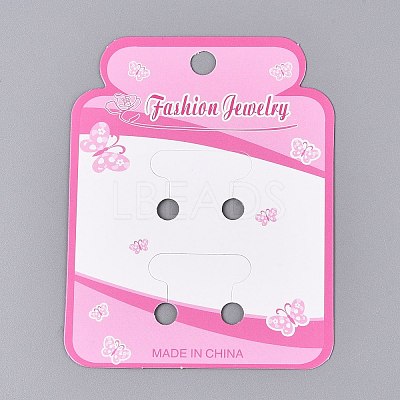 Cardboard Paper Jewelry Display Cards for Hair Ties Storage CDIS-N004-17-1