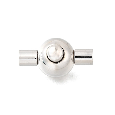 Brass Bayonet Clasps KK-P306-09P-1
