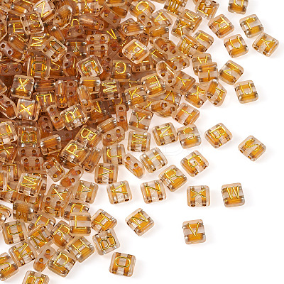 400Pcs Transparent Electroplate Acrylic Multi-Strand Links MACR-TA0001-17-1