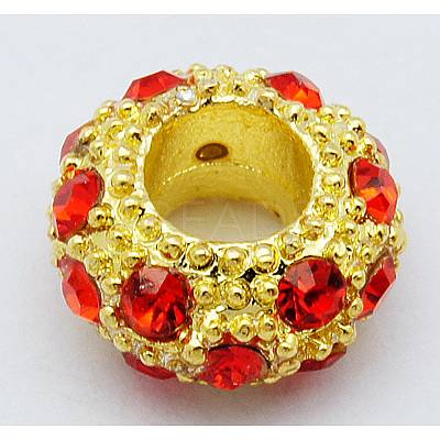 Alloy Rhinestone European Beads LS-CPDL-H997-7-1