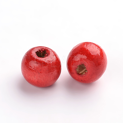 Natural Wood Beads X-YTB022-1-1