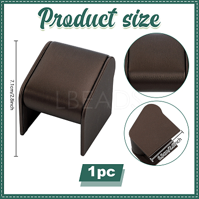 Desktop Imitation Leather Single Watch Holder ODIS-WH0007-64B-1