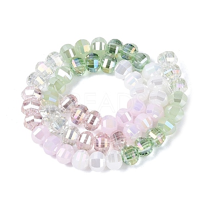 Electroplate Mixed Styles Glass Beads Strands EGLA-N022-14A-A04-1