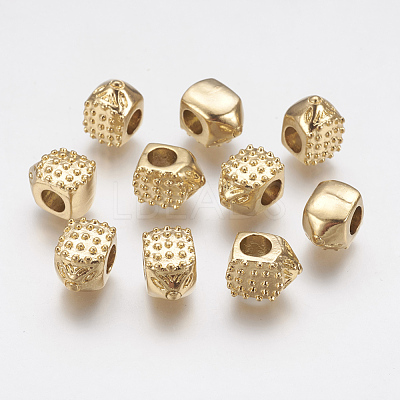 Ion Plating(IP) 304 Stainless Steel European Beads STAS-J022-037G-1