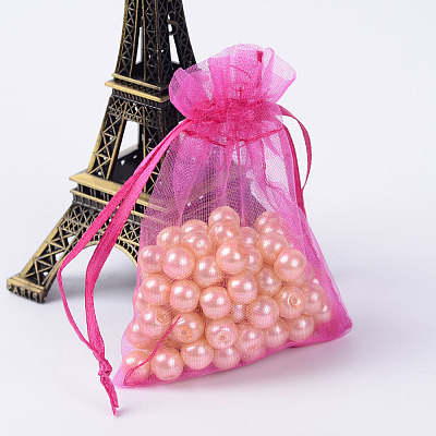 Organza Gift Bags with Drawstring OP-R016-7x9cm-07-1