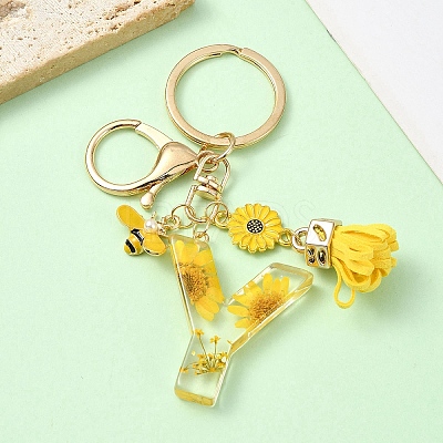 Resin & Alloy Enamel Keychain X1-KEYC-YW00134-25-1