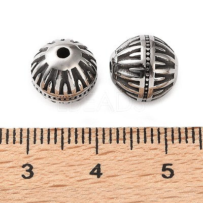 304 Stainless Steel Beads SA-CBA043D-01D-AS-1