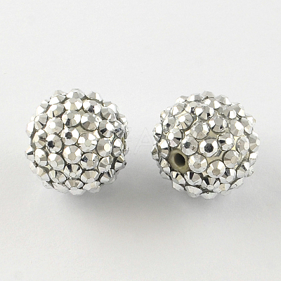Resin Rhinestone Beads RESI-S315-12x14-15-1