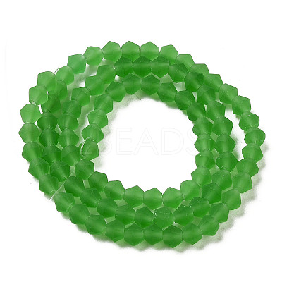 Imitate Austrian Crystal Frosted Glass Beads Strands EGLA-A039-T3mm-MD03-1