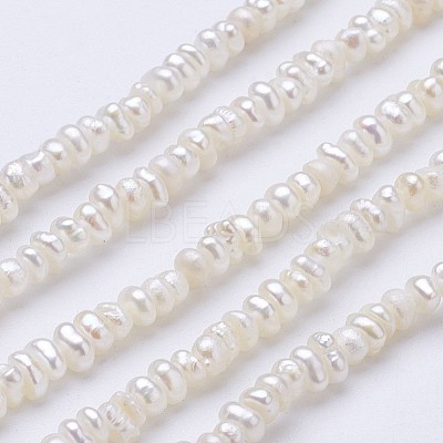 Natural Cultured Freshwater Pearl Beads Strands PEAR-F004-67A-1