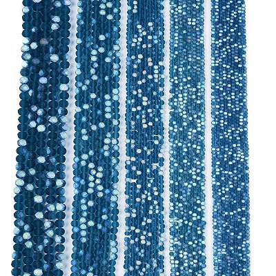Transparent Glass Beads Strands EGLA-A044-T8mm-MB27-1