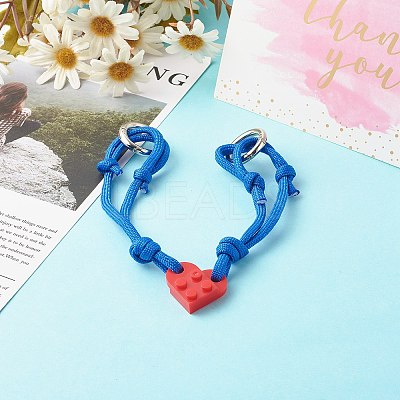 Polyester & Spandex Cord Bracelet Sets BJEW-JB06367-1