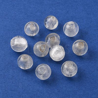 Handmade Silver Foil Glass Beads X-SLR12MM09Y-1