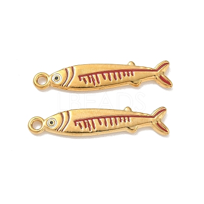 304 Stainless Steel Enamel Pendants STAS-L316-23G-01-1