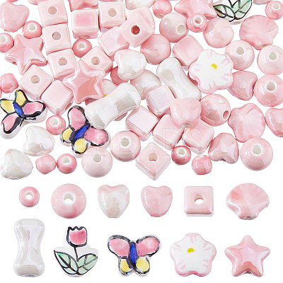 Handmade Porcelain Beads PORC-HS0001-08-1