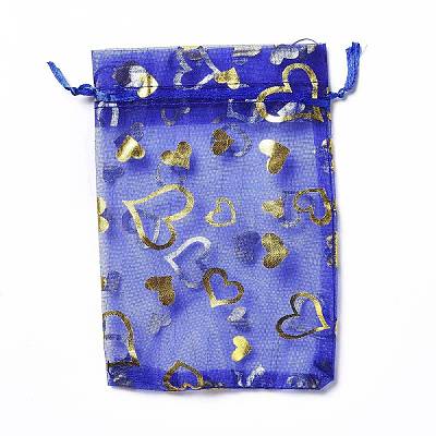Organza Drawstring Jewelry Pouches OP-I001-B07-1