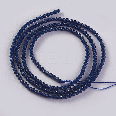 Glass Beads Strands EGLA-E057-02B-02-1