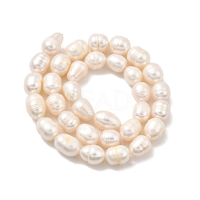 Natural Cultured Freshwater Pearl Beads Strands PEAR-I007-01E-01A-1