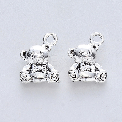 Tibetan Style Alloy Pendants X-TIBE-R316-046AS-RS-1