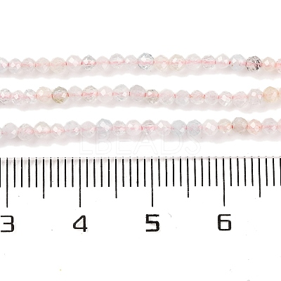 Natural Morganite Beads Strands G-F770-C05-03-1
