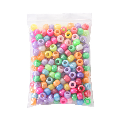 Plastic Pearlized Beads KY-YW0001-09-1