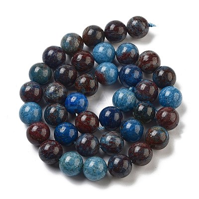 Natural Blue Opal Beads Strands G-H045-A02-8MM-02-1