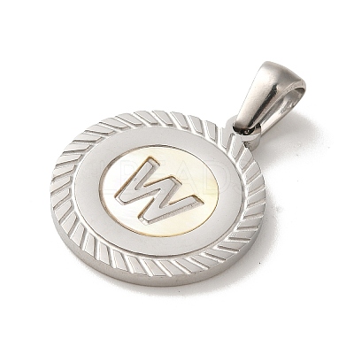 304 Stainless Steel Pendants STAS-I204-W-P-1