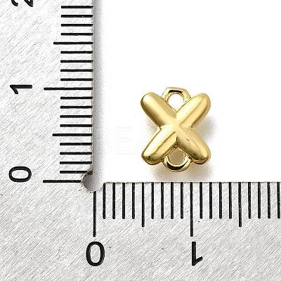Brass Connector Charms KK-P295-01G-X-1