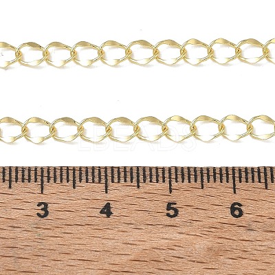 4MM Brass Twisted Dapped Chain Necklaces for Women KK-CBA4FD4-13G-1